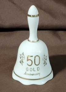 Vintage Norcrest 50th Anniversary Bell Gold - Picture 1 of 12