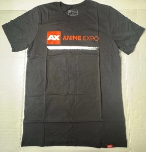 Brand New Anime Expo Printed Embroidered T Shirt Black Unisex Size Medium - Picture 1 of 8