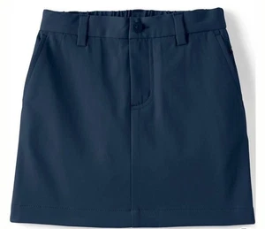 LANDS’ END Girl’s Navy Chino Skort Uniform-size 14 - Picture 1 of 1