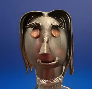 Kunstarzt Skulptur Flaschenhalter H K Stahl Skulptur Arzt ohne Flasche inkl. - Bild 1 von 20