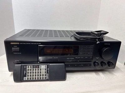 ONKYO TX-SV424 AV Receiver Tested Great Read - Image 1 of 4