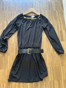Michael Kors Abendkleid Schwarz 36 Gold - Bild 1 von 10
