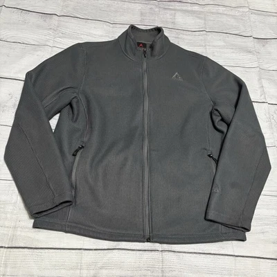 Gerry Mens Size Large Full Zip Fleece Lined Jacket Mock Neck Gray - Image 1 of 4