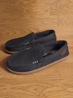 Dearfoams Herringbone мокасины тапочки гель памяти пены размер маленький 7-8, серый - Изображение 1 из 4