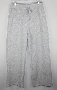 Pantalones de chándal PRINBARA para mujer grises de ocio talla Lg cintura elástica pierna ancha - Imagen 1 de 8