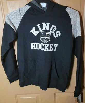 LOS ANGELES KINGS PULÔVER COM CAPUZ COSTURADO DE ALTA QUALIDADE TAMANHO INFANTIL GRANDE 14/16 - Imagem 1 de 4