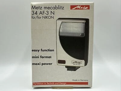 Metz Mecablitz Flash 34 AF-3N TTL For Nikon 34AF3N - Image 1 of 4