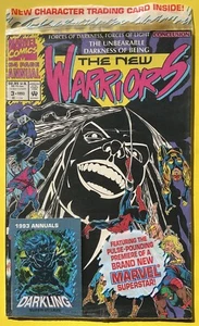 New Warriors Annual #3, (FN/VF) Sammelkarte enthalten, Marvel, Kiosk - Bild 1 von 9