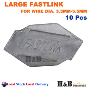 10x Large Fastlink 3.2mm to 5.5mm Wire Joiners Tensioning Fence strainer fencing - Picture 1 of 4