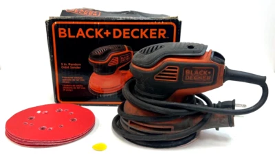 BLACK + DECKER 5" ORBITAL SANDER BDERO600 - Image 1 of 4