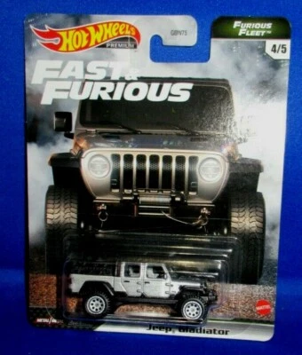 HOT WHEELS PREMIUM FAST & FURIOUS FURIOUS FLEET JEEP GLADIATOR  #4/5, NEW - Image 1 of 3