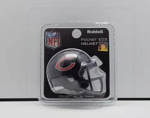 CHICAGO BEARS 2023 NFL Limited Edition Pocket Pro Black Alternate Helmet - Picture 1 of 10