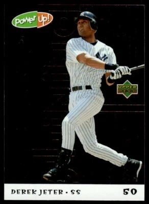2004 Upper Deck Power Up Shining Through Derek Jeter New York Yankees #ST-40 R37 - Image 1 of 2