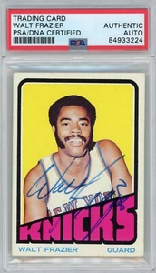 1972 TOPPS WALT FRAZIER #60 AUTOGRAPHED SIGNED PSA / DNA CERTIFIED AUTO - Picture 1 of 1