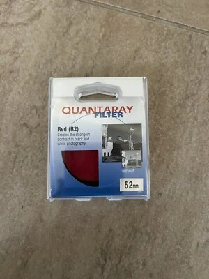 Quantaray Red (R2) Photo & Video FILTER 52mm - Image 1 of 2