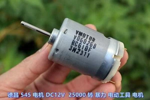 JOHNSON RS-545 DC6V-12V 25600RPM High Speed Power Electric Tool Motor long Shaft - Picture 1 of 12