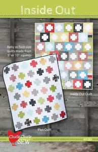 Quilt Pattern INSIDE OUT Moda CLUCK CLUCK SEW Charm Pack Friendly - Picture 1 of 7
