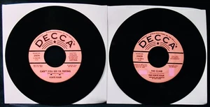 THE FORTE FOUR ✦ 2 Psych Rock Promo 45's ~ DECCA #31979 + #32029 ~ Gary Usher - Picture 1 of 2