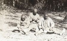 World War I Era African American Men US Military Small Vintage Photo