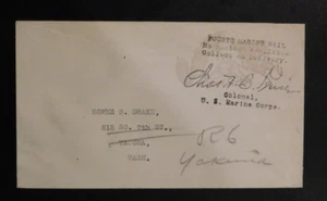 1900s US Cover Fourth Marine Mail No Postage Shanghai China to Yakima WA - Picture 1 of 2