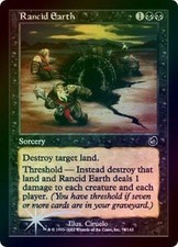 Rancid Earth - Foil New MTG Torment Magic 2B3