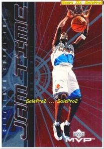 UD MVP 1999 SHAWN KEMP NBA CLEVELAND CAVALIERS SUPERSTAR MINT JAM TIME #JT3 - Bild 1 von 2