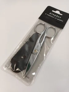 Gingher 5" Knife Edge Craft Scissors G-5C Hot Drop Forged Leather Case - Picture 1 of 6