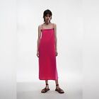 Zara pink strapy dress. Size medium