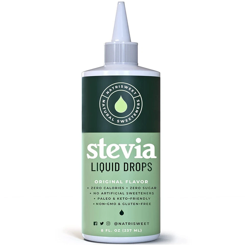 NatriSweet Stevia Liquid Drops, 8 fl oz, Zero Calories & Carbs, 1823 Drops - Image 1 of 4