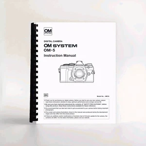 Olympus OM System OM-5 Digital Camera INSTRUCTION MANUAL - Picture 1 of 1