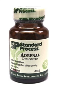 Standard Process Adrenal Desiccated Dietary Supplement 90 Tablets 0850 - Picture 1 of 1