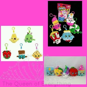 Shopkins Plush Hanger Waves 1, 2, 3, & 4 Backpack Clip Keychain Buy 2 & SAVE! - Picture 1 of 30
