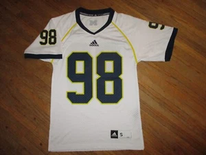 UNIVERSITY OF MICHIGAN #98 FOOTBALL JERSEY Wolverines Adidas Adult SMALL - Picture 1 of 7