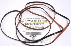 661570V, AP5983729, 661570, 3387610, 3389728, 3393999 Genuine OEM Dryer Belt - Picture 1 of 1
