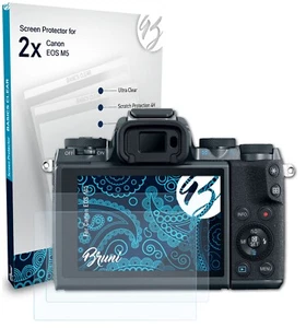 Bruni 2x Écran protecteur pour Canon EOS M5 Protecteur d'écran - Photo 1 sur 4