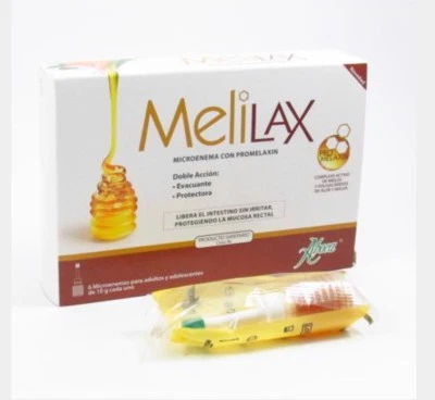 Aboca Melilax Micro Enemas with Promelaxin Adults Gluten Free. 6 x10 gr