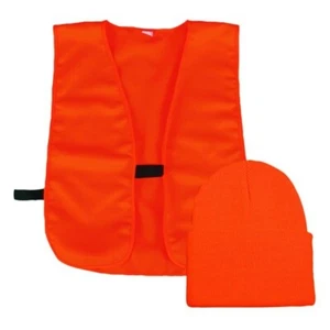 Outdoor Cap BLZKVST Blaze Orange Hunting Knit Cap/Vest Combo - Picture 1 of 1