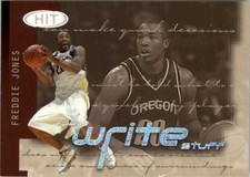 2002 SAGE HIT The Write Stuff #6 Fred Jones