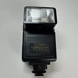 Sunpak Auto 433 D Dedicated Flash for Olympus Film Cameras - Tested - Picture 1 of 11