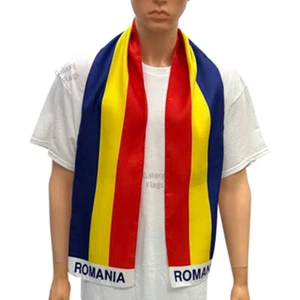 Romania Scarf / Romania Flag Scarf / Romania Scarves - Picture 1 of 5