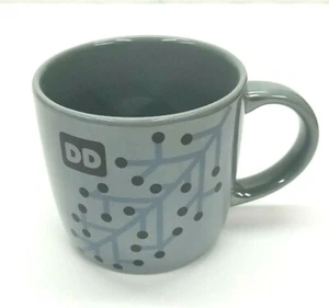 2014 Dark gray Dunkin' Donuts Pearlescent Luster Snowflake Holiday Coffee Mug  - Picture 1 of 5