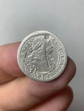 r66_303)  Austria Leopold I (1658-1705) 3 Kreuzer 1697 - FORO