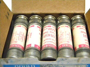 Gould Shawmut TR45R 45A 250V Time Delay Fuses Box of 10 NOS - Bild 1 von 2