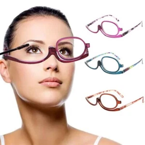 Glasses Rotating Makeup Reading Glasses Magnifying Glasses Folding Eyeglasses - Picture 1 of 9