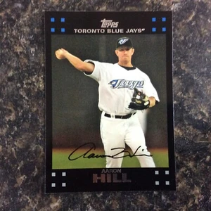 2007 Topps #394 Aaron Hill Toronto Blue Jays - Imagen 1 de 2