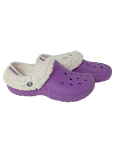 Crocs Pantofole Donna Viola con Pelliccia Comode (EU 38.5) - Foto 1 di 3