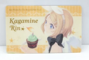 Vocaloid Kagamine Rin New Year illustration card 2" - Foto 1 di 2