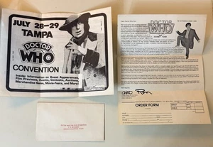 Doctor Who Fan Club Of America Prospekte + Buchposten - Bild 1 von 4