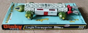 Space 1999 Original Dinky Toys EAGLE TRANSPORTER Spazio Gerry Anderson UFO TV - Foto 1 di 16