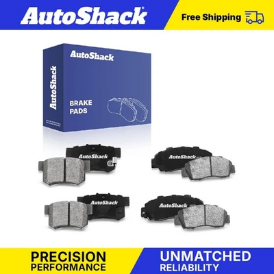 Front Rear Ceramic Brake Pad Set for 1995-1998 Acura TL 1992-2002 Honda Accord - Image 1 of 4